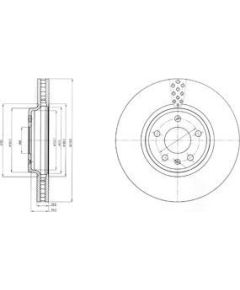 Delphi Bremžu disks BG4080