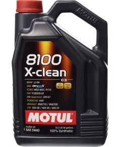 Motora eļļa 5W40 MOTUL 8100 X-CLEAN 5L