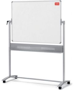 Esselte Abpusēja grozāma magnētiskā tāfele NOBO CLASSIC 150 x 120 cm, mobilais statīvs, baltā krāsa