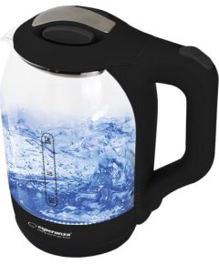 ESPERANZA EKK025K YUKON - Electric Kettle 1,7L, GLASS WITH LED LIGHT