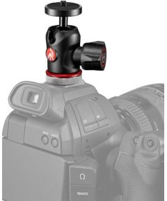 Manfrotto шариковая головка MH492LCD-BH Micro + Cold Shoe