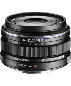 Olympus M.Zuiko Digital 17мм f/1.8 объектив, чёрный