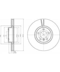 Delphi Bremžu disks BG9063C