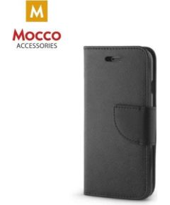 Mocco Fancy Book Case Grāmatveida Maks Telefonam Apple iPhone XS Max Melns