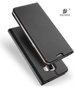 Dux Ducis Premium Magnet Case Grāmatveida Maks Telefonam Huawei Honor 7A Pelēks