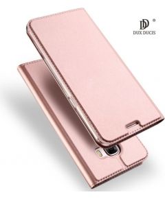 Dux Ducis Premium Magnet Case Grāmatveida Maks Telefonam Apple iPhone XS Plus Rozā
