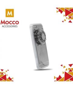Mocco Spinner Mirror Case Чехол + Спиннер для телефона Samsung A320 Galaxy A3 (2017) Серебрянный
