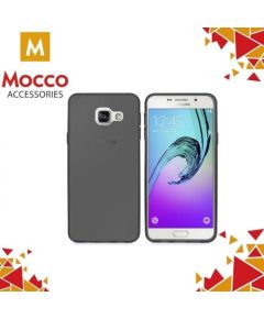 Mocco Ultra Back Case 0.3 mm Aizmugurējais Silikona Apvalks Priekš Samsung J710 Galaxy J7  (2016) Caurspīdīgs-Melns