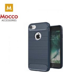 Mocco Trust Aizmugurējais Silikona Apvalks Priekš Apple iPhone X Zils