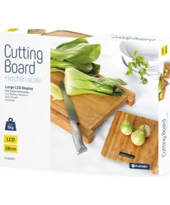 Platinet kitchen scale + cutting board PCBZB03