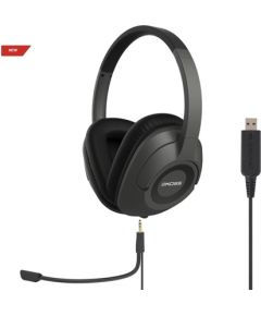 Koss austiņas SB42 USB Headband/On-Ear, USB, Microphone, Black/Grey,