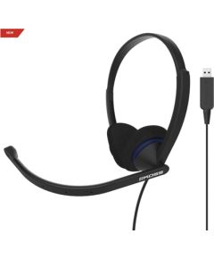 Koss Headphones CS200 USB Headband/On-Ear, USB, Microphone, Black,