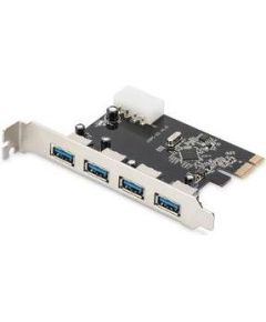 DIGITUS Add-On Card USB3.0 PCI Express, 4xUSB3.0, Chip: VL805