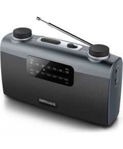Muse Portable radio M-058R Black, AUX in
