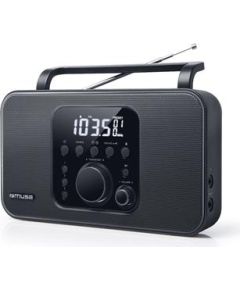 Muse Radio M-091R Black, AUX in, Alarm function