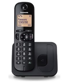 Panasonic Cordless KX-TGC210FXB Black, Built-in display, Speakerphone, Caller ID, Phonebook capacity 50 entries