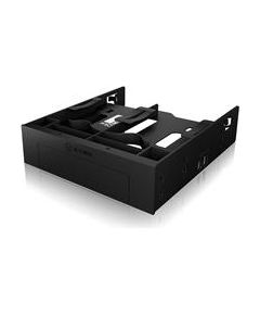 Raidsonic Icy Box IB-5251 Mounting frame for 2x2,5" + 1x3,5" HDD/SSDs in 1x5,25" bay, with front panel, black