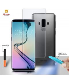 Mocco UV 9H Tempered Glass Full Cover Защитное стекло для экрана + Эко Клей + Лампа Для Huawei Mate 20 Прозрачное