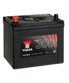 Yuasa 3000 YBX3014 60Ah 450A Startera akumulatoru baterija