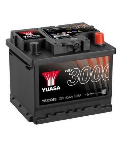 Yuasa 3000 YBX3063 45Ah 425A Startera akumulatoru baterija