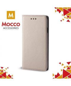 Mocco Smart Magnet Book Case Grāmatveida Maks Telefonam  LG M320 X power 2 Zeltains