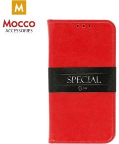 Mocco Special Leather Case Кожанный Чехол Книжка для Samsung Galaxy J8 Красный