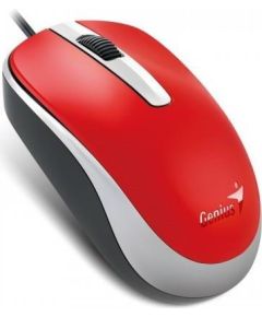 Genius optical wired mouse DX-120, Red