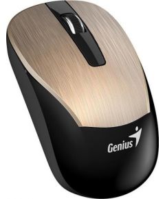 Genius optical wireless mouse ECO-8015, Gold