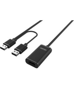 Unitek Cable USB 2.0 Active Extension, 10m, Y-278