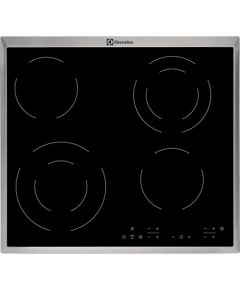 ELECTROLUX EHF6342XOK keramiskā plīts virsma 60cm, metāla maliņa