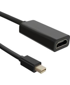 Qoltec Adapter Mini DP M / HDMI AF 1080p | 0,2m HDMI vadi