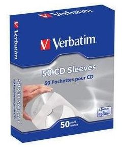 Verbatim CD-DVD PAPER SLEEVES 50 PACK