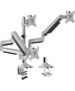 LOGILINK - Triple alumium monitor desk mount,13-27'', max. 7 kg