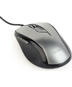 MOUSE USB OPTICAL BLACK/GREY/MUS-6B-01-BG GEMBIRD