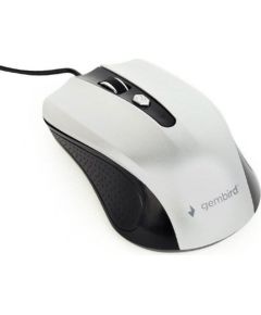 MOUSE USB OPTICAL BLACK/SILVER/MUS-4B-01-BS GEMBIRD