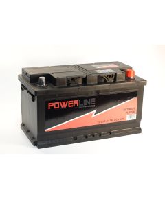 Powerline PL58040 85Ah 740A Startera akumulatoru baterija