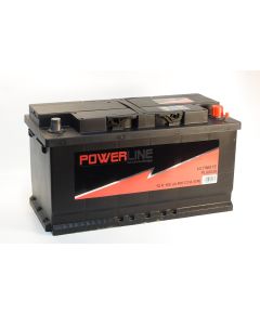 Powerline PL60038 100Ah 800A Startera akumulatoru baterija 353x175x190-+