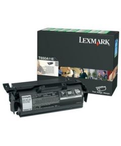 Lexmark T650A11E Cartridge, Black, 7000 pages