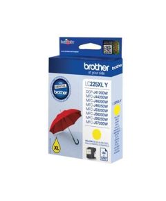 Brother LC225XLY Ink Cartridge, Yellow