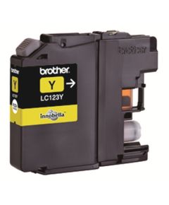 Brother LC123Y Ink Cartridge, Yellow