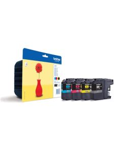 Brother LC-121 Multipack Ink Cartridge, Black, Cyan, Magenta, Yellow