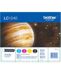 Brother LC1240 Multipack Ink Cartridge, Black, Cyan, Magenta, Yellow