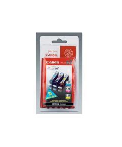 Canon CLI-521 Multipack Ink Cartridge, Cyan, Magenta, Yellow