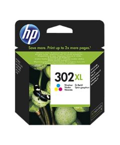 Hewlett-packard HP No. 302XL High Yield Tri-color Original Ink Cartridge (330 pages) / F6U67AE