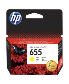 Hewlett-packard HP 655 Yellow Original Ink Advantage Cartridge / CZ112AE