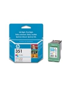 Hewlett-packard HP no.351 Tri-colour Inkjet Print Cartridge with Vivera Inks / CB337EE