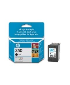 Hewlett-packard HP no.350 Black Inkjet Print Cartridge with Vivera Ink / CB335EE