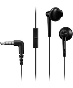 Panasonic Headphones RP-TCM55E-K In-ear, 3.5mm (1/8 inch), Microphone, Black,