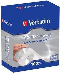 Verbatim CD PAPER SLEEVES 100 PACK