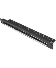 Lanberg keystone Patch Panel 19'', 24 port  1U, black